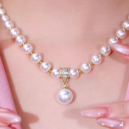 Elegant Synthetic Pearl Chain for Women