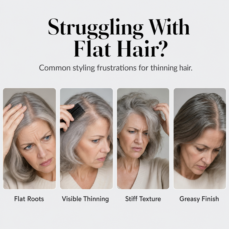 🎯 Amazing Deals Inside 🔥90ml Fluffy Hair Volumizing Spray for Long-Lasting Style
