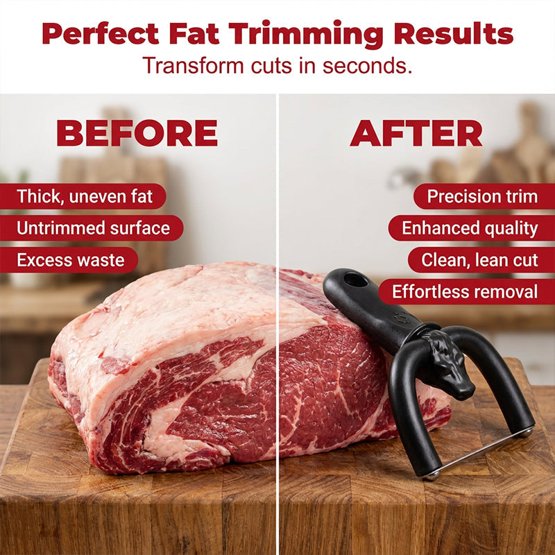 🔥 Novedad ⚡ Cortador de Grasa Manual para Carne de Res y Cerdo