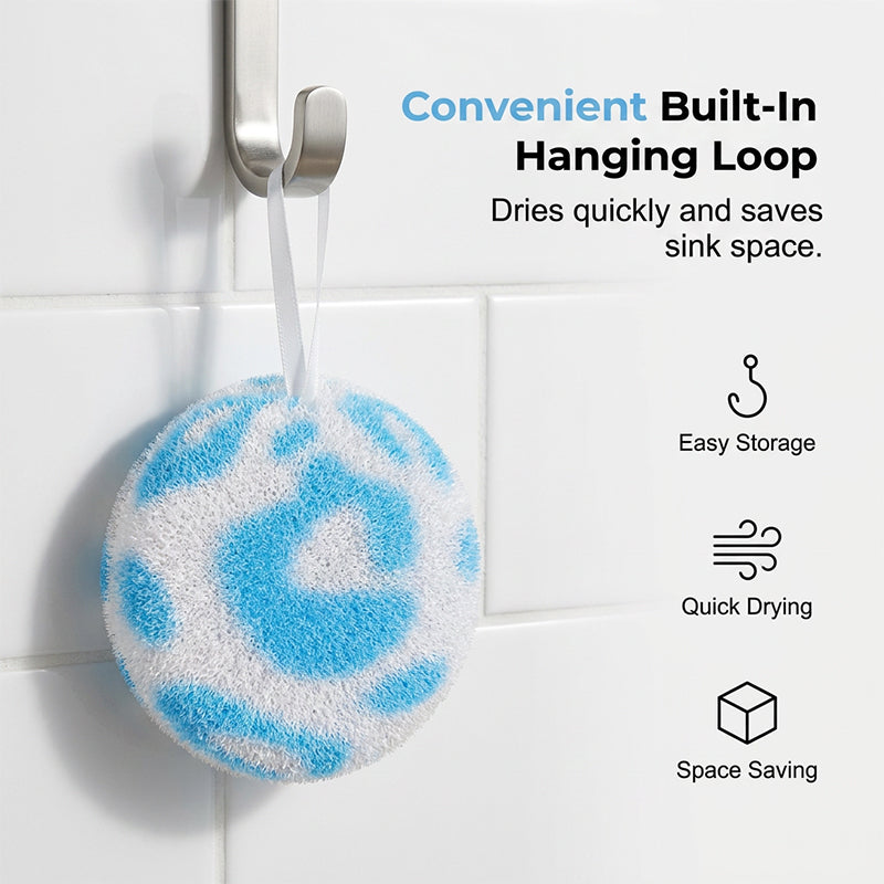 🧽 Spherical Kitchen Scrubber for Tough Everyday Messes