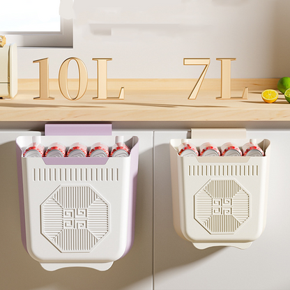 Space Saving Hanging Folding Trash Can