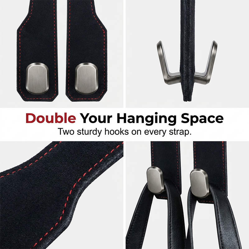Multi-Functional Car Headrest Hooks