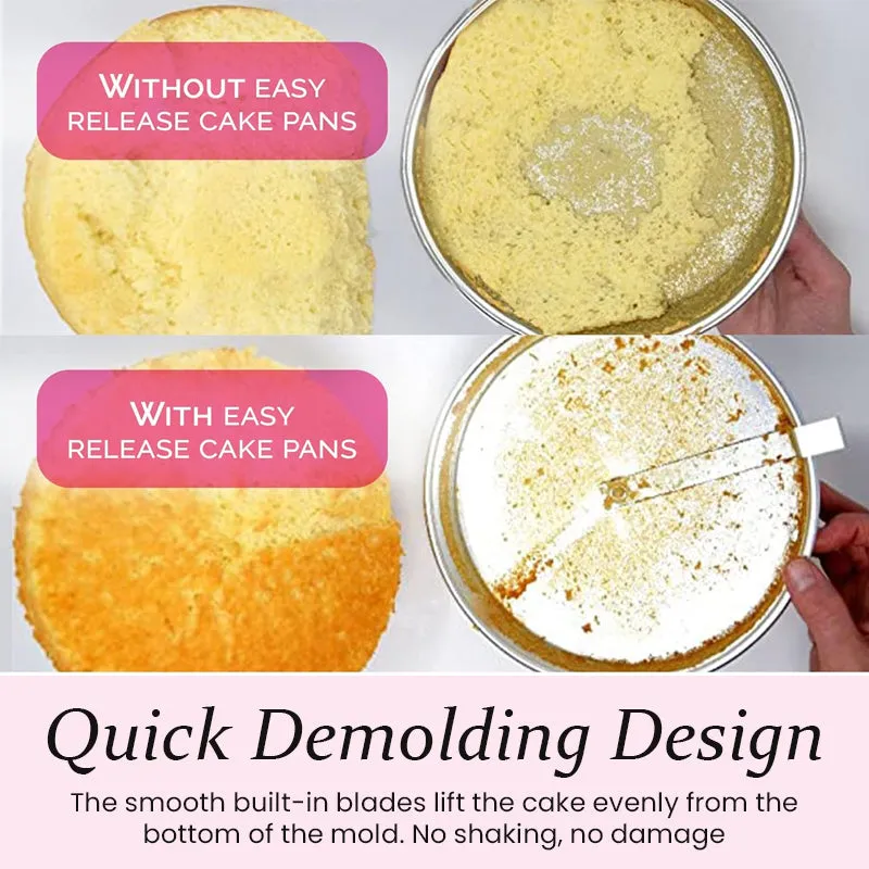🏆 Bestseller-Alarm 🔥Antihaft-Kuchenform mit einfacher Entformung für perfektes Backen