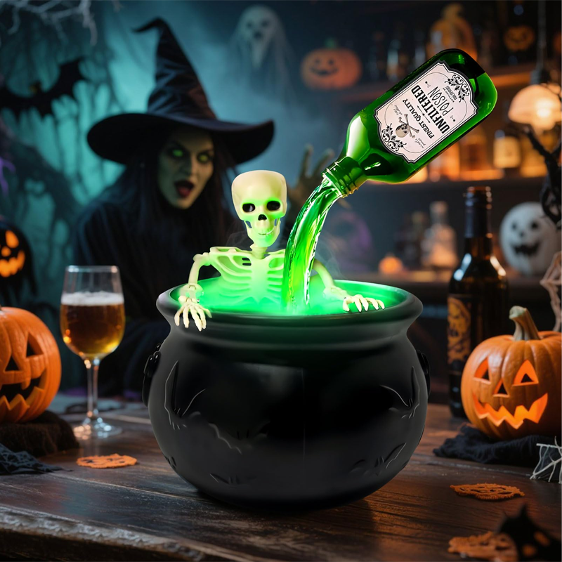 Dekorativer Hexenkessel zu Halloween