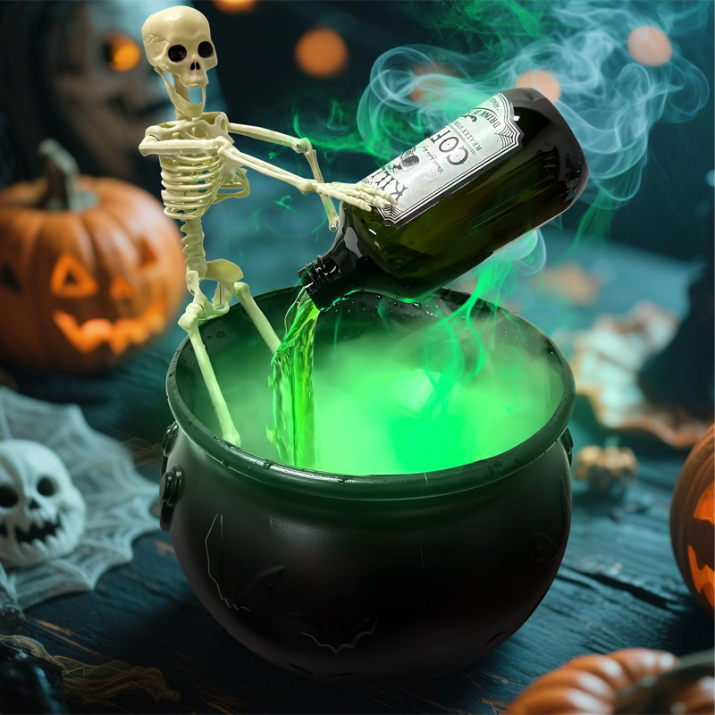 Dekorativer Hexenkessel zu Halloween