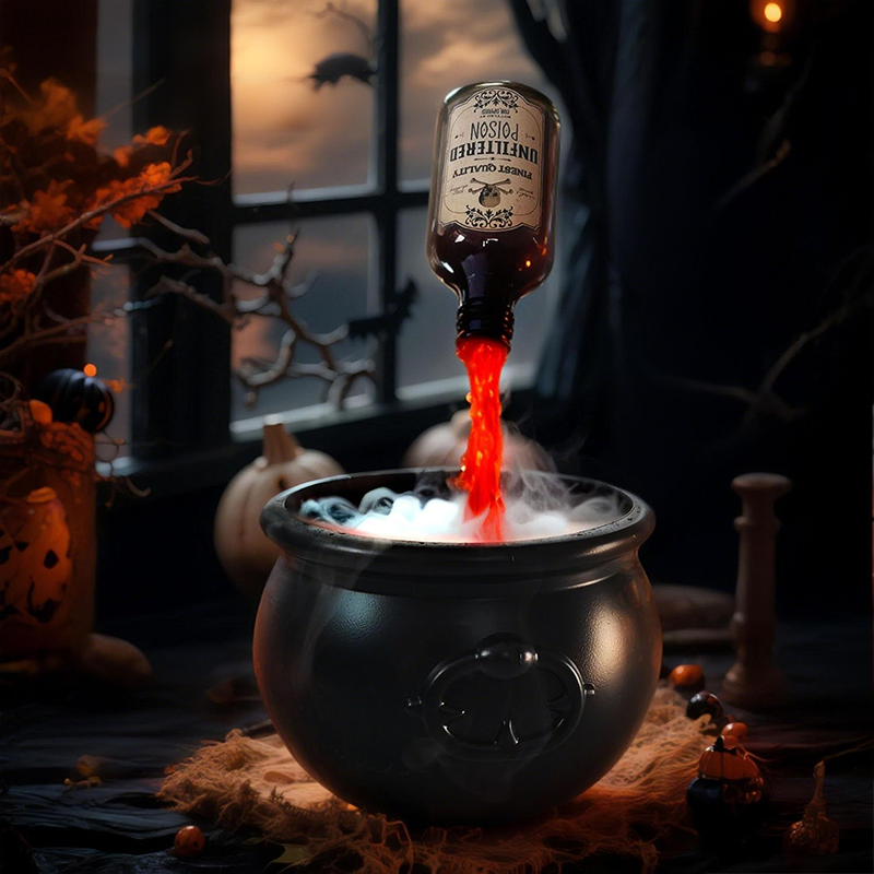 Dekorativer Hexenkessel zu Halloween