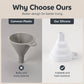 Foldable Silicone Collapsible Wide Mouth Funnel
