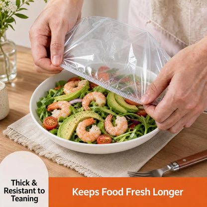Cubiertas elásticas desechables para cuencos de alimentos