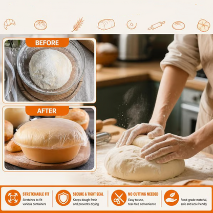 Cubiertas elásticas desechables para cuencos de alimentos