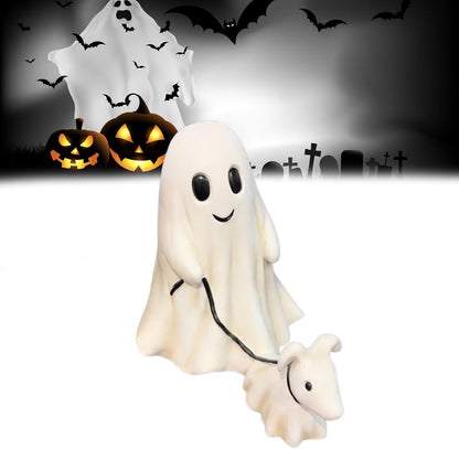 🔥Halloween Must-Haves👻Geisterwanderung Hundedenkmal – Einzigartige Halloween Garten- & Außendeko🐶