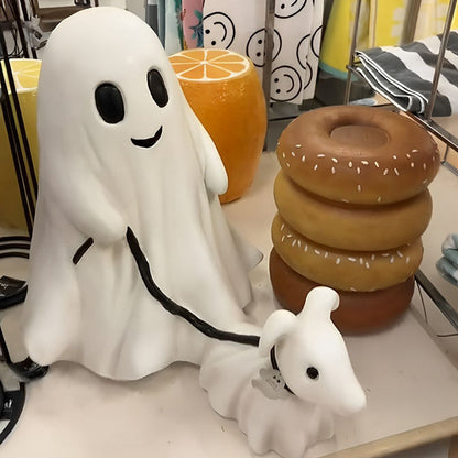 🔥Halloween Must-Haves👻Ghost Hiking Dog Monument – Unique Halloween Garden & Outdoor Decor🐶