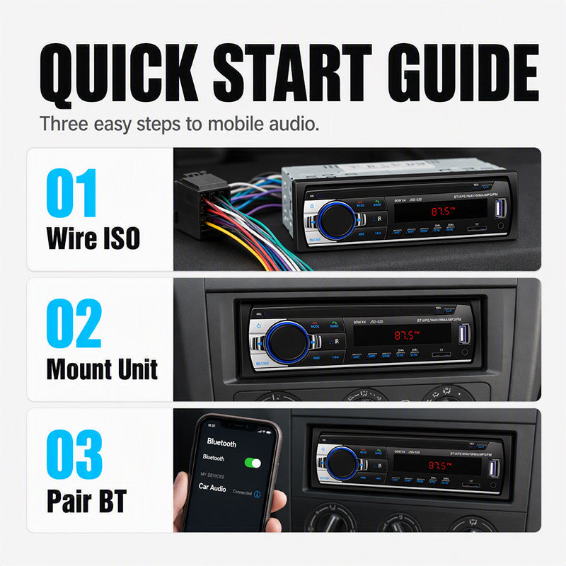 💥 Unschlagbares Angebot 🎵🚗Bluetooth 5.0 Autoradio mit Dual-USB & Freisprechfunktion