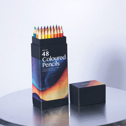 Set de lápices de colores oleosos de 48 colores para pintar