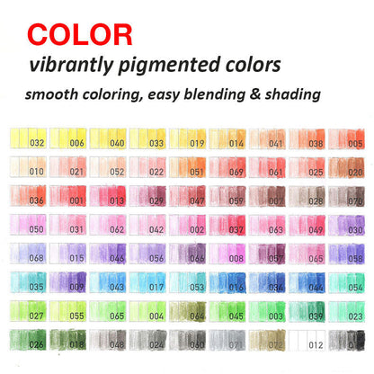 Set de lápices de colores oleosos de 48 colores para pintar