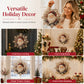 🎄 Kit colgante de arte con diamantes de Navidad – Adornos navideños brillantes DIY para decoración de puertas, ventanas y paredes