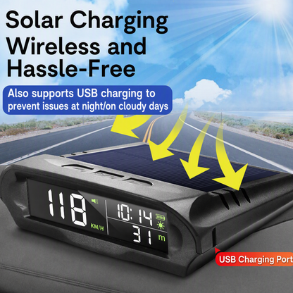 Solar-Auto-GPS-Head-Up-Display