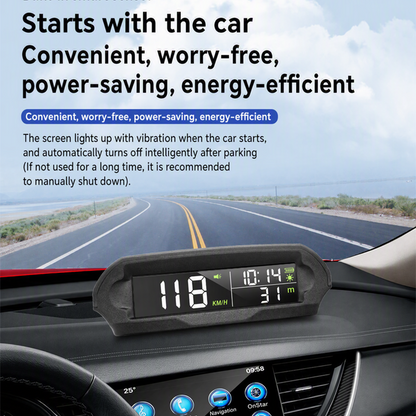Solar-Auto-GPS-Head-Up-Display