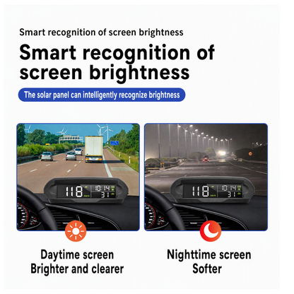 Solar-Auto-GPS-Head-Up-Display