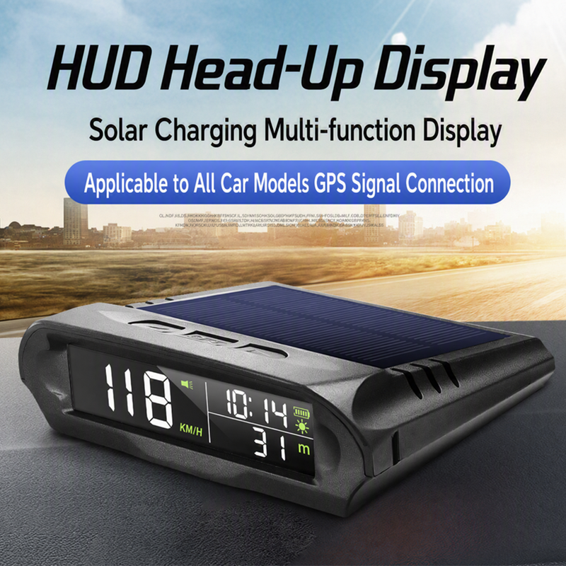 Solar-Auto-GPS-Head-Up-Display