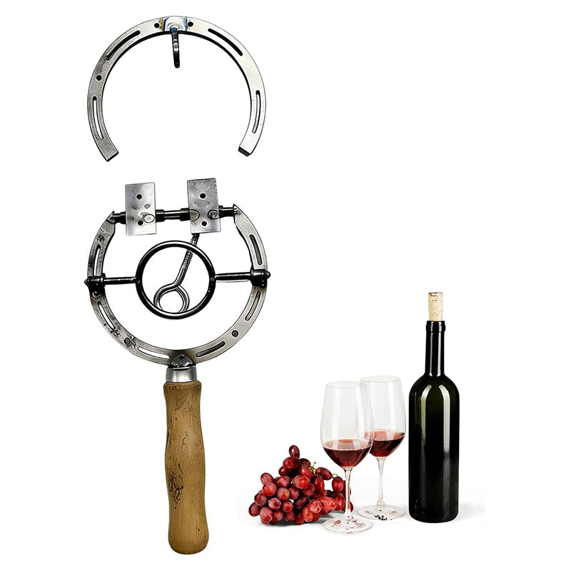 🍷 Weinöffner in Hufeisenform für die Wandmontage (Vintage)
