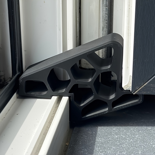 ⏳ Oferta por tiempo limitado - COMPRE 1 Y LLÉVESE 1 GRATIS🔥 Tope de seguridad para puertas de riel – Cerradura de seguridad ajustable para puertas y ventanas corredizas