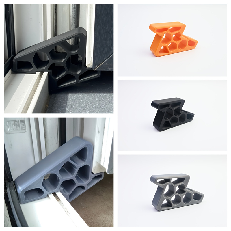⏳ Oferta por tiempo limitado - COMPRE 1 Y LLÉVESE 1 GRATIS🔥 Tope de seguridad para puertas de riel – Cerradura de seguridad ajustable para puertas y ventanas corredizas