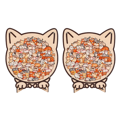 Wooden Animal Stacking Puzzle