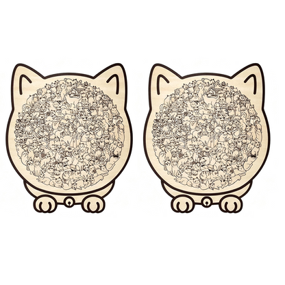 Wooden Animal Stacking Puzzle