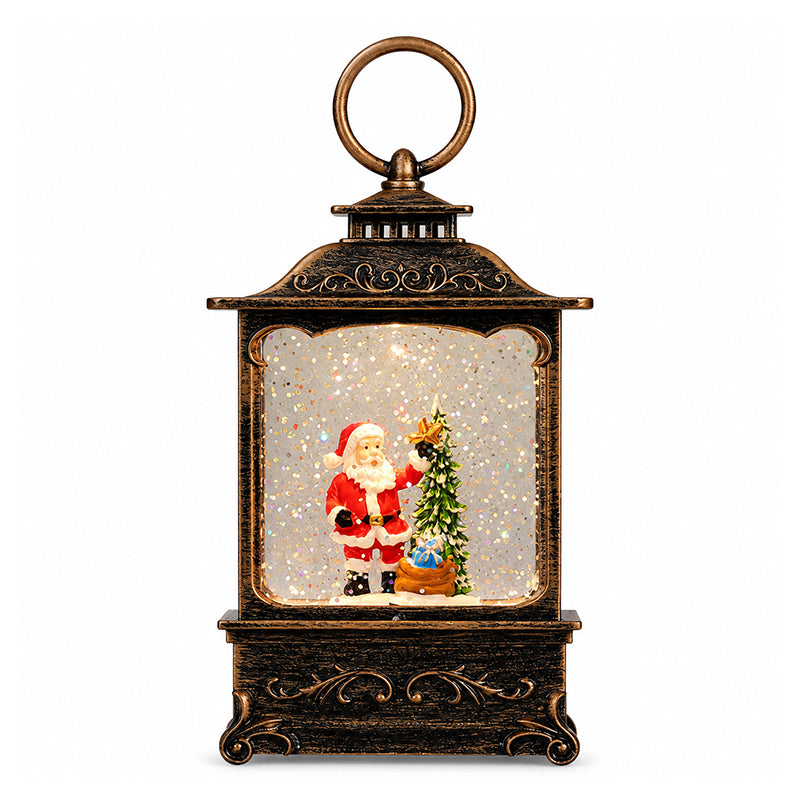 Vintage Christmas Snowing Night Light