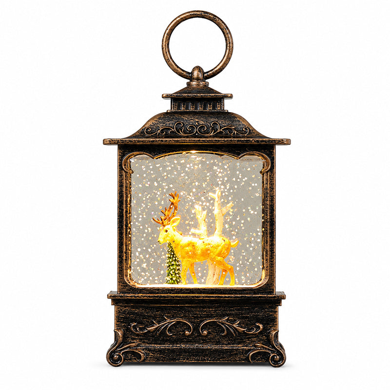 Vintage Christmas Snowing Night Light