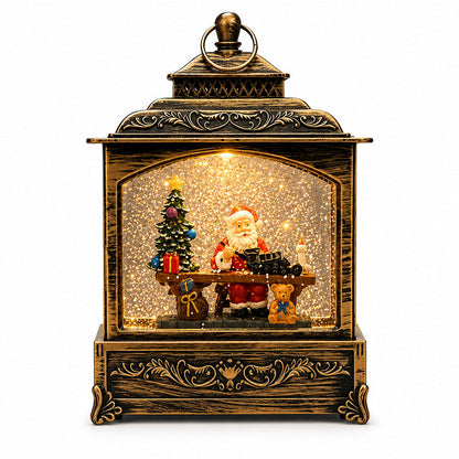 Vintage Christmas Snowing Night Light