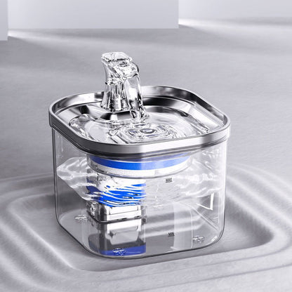 Stainless Steel Pet Water Fountain 2L
