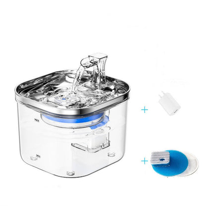 Stainless Steel Pet Water Fountain 2L