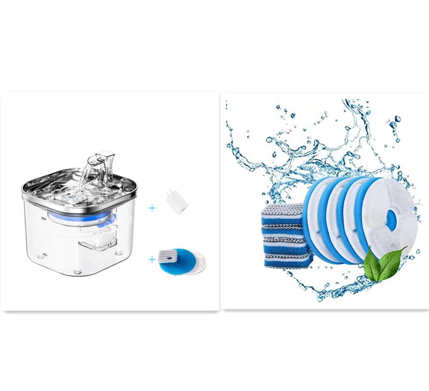 Stainless Steel Pet Water Fountain 2L
