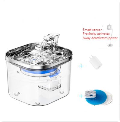 Stainless Steel Pet Water Fountain 2L