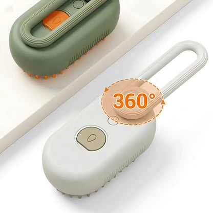 SteamPaw Steam Grooming Brush For Pet Hair Removal & Cleaning