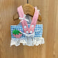Strawberry Lace Harness Leash Set Vest