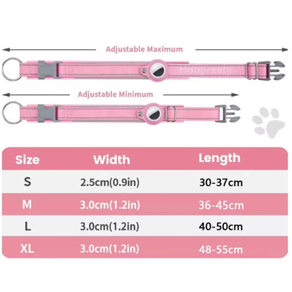 Strong Reflective Airtag Dog Collar