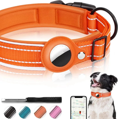 Strong Reflective Airtag Dog Collar