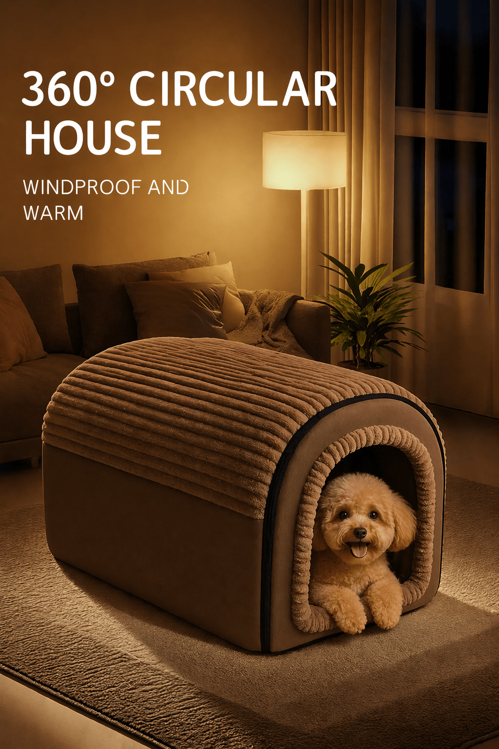 The Cozy Cottage Dog Bed