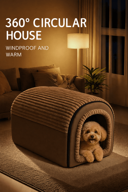 The Cozy Cottage Dog Bed