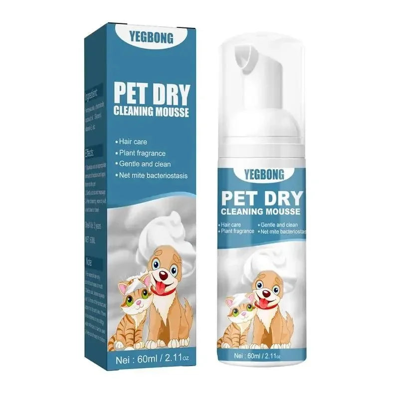 Waterless Cat & Dog Cleansing Mousse - No Rinse Grooming Foam