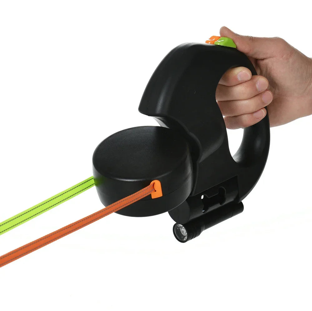 TrailGuard Retractable Dog Leash Safe Walking Lead For Outdoor Use